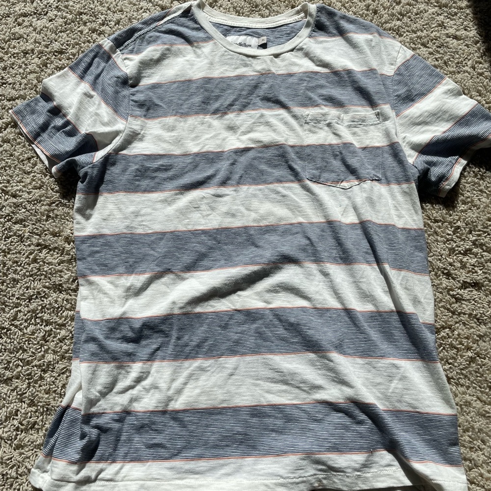 oversized striped tee